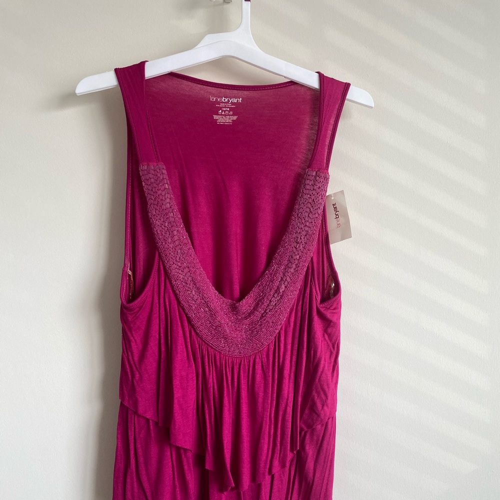 Sleeveless Pink Tank - Picture 1 of 5